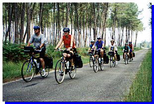 Biking through France